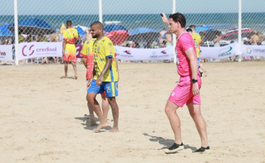 Praião do Rincão começa com arena lotada e equilíbrio nas quadras