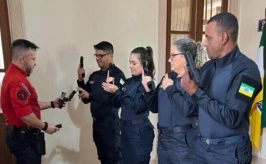 Guarda Municipal de Laguna é autorizada a portar arma de fogo