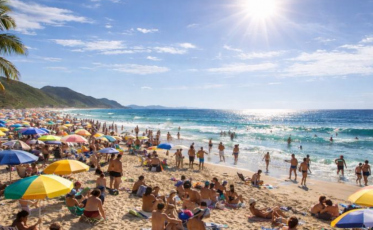 Já deu praia em SC neste verão? Veja como foi o início da estação