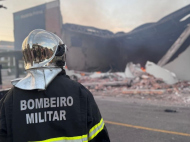 Cenário deixado pelo fogo revela a intensidade do incêndio em Turvo | Fotos: CBM/Divulgação/4oito