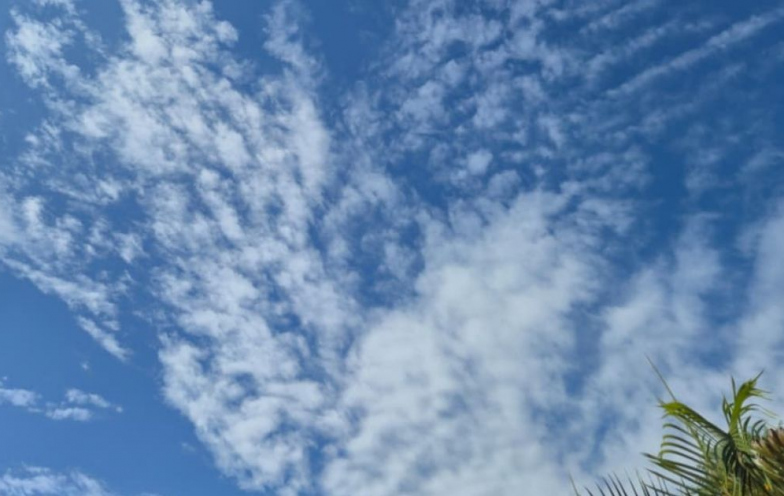 Domingo será de tempo nublado, com risco de temporais durante a tarde