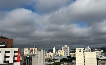 Criciúma terá quarta com chance de chuva isolada e máxima de 29°C