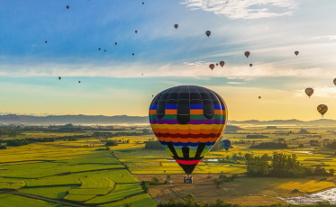 Evento inédito de balonismo coloca Capital dos Canyons no mapa do turismo