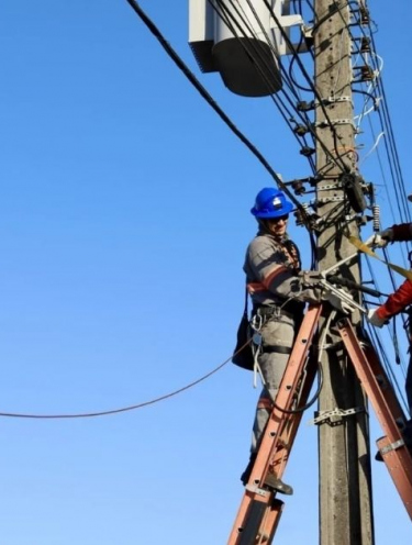 Celesc faz força-tarefa para limpar fios em ruas de Criciúma