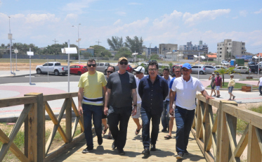 Lummertz visita obras no Rincão