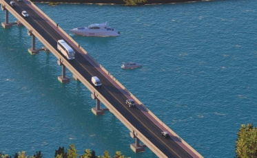 Balsa em Araranguá será interrompida para visita do Governador