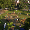Praça Maria Assis Góes, no Pio Corrêa, reúne famílias e ganha nova vida