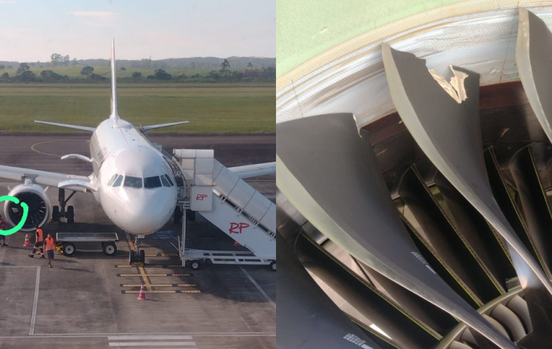 Colisão com aves força Latam a cancelar voo em Santa Catarina