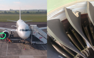 Colisão com aves força Latam a cancelar voo em Santa Catarina