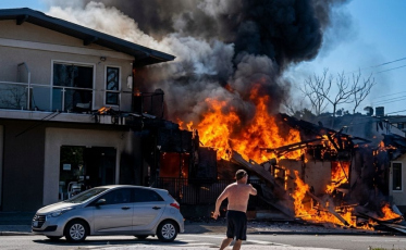 Avião que decolou de Forquilhinha cai sobre restaurante no RS