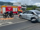 Sargento morre após acidente entre carro e moto em Gravatal