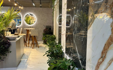 Versatilidade das pedras decorativas chama atenção na CasaPronta Tubarão