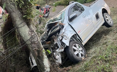Idoso morre em grave acidente na SC-370 em Gravatal
