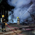 Incêndio destrói estufa de milho em Lauro Müller
