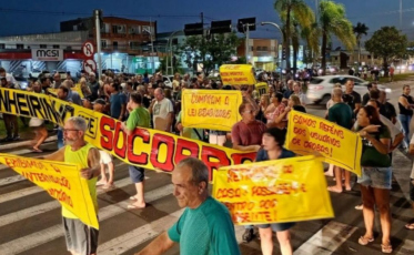 Manifestantes prometem parar principal avenida de cidade de SC e pressionam por segurança