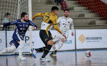 Criciúma Futsal vira sobre o Palmitos e conquista a liderança da Copa SC