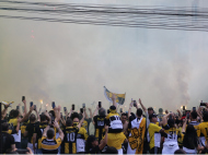 Torcida organizou uma das maiores recepções da história | Foto: Celso da Luz/Criciúma