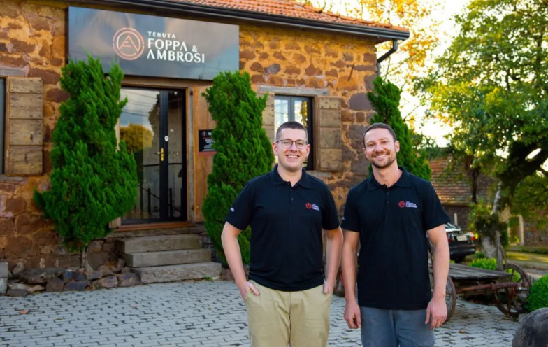 [NOMES E MARCAS] Enólogos e fundadores da Vinícola Foppa & Ambrosi, Lucas Foppa e Ricardo Ambrosi