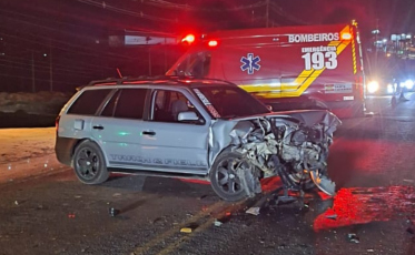 Um motorista foge e outro fica ferido após acidente em Braço do Norte