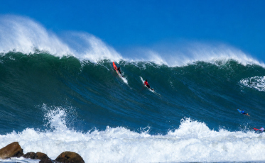 Rota do Big Surf é lançada em SC para transformar ondas gigantes em atração turística