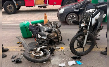 Colisão entre carro e motocicleta mobiliza equipes de emergência em Garopaba