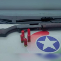 Carabina calibre 12 é apreendida após denúncia de disparos em Orleans