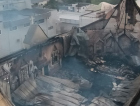 Imagens mostram Igreja Matriz de Treze de Maio destruída após incêndio