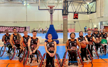 Estreia da equipe da FME Criciúma no Estadual de Basquete em Cadeira de Rodas acontece neste sábado