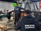 Queda do balão: Veja imagens da reconstituição do acidente