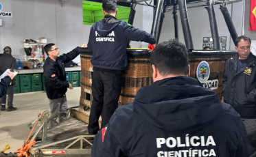 Queda do balão: Veja imagens da reconstituição do acidente