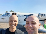 Foto: Paulo Júnior e seu primo Zé Ricardo