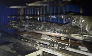 Incêndio atinge sala de metalúrgica e serralheria em Criciúma