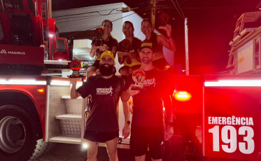 Sucesso de público marca a 2ª Corrida do Fogo do Corpo de Bombeiros em Criciúma