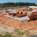 Obras do novo CEI da comunidade Pedreiras avançam no Balneário Rincão