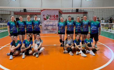 Equipe feminina de Morro da Fumaça conquista terceiro lugar em campeonato catarinense de vôlei 