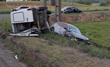 Acidente deixa um ferido em Criciúma