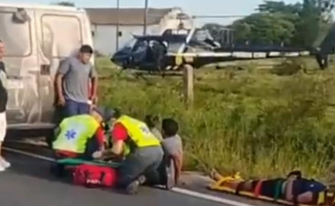 Acidente grave deixa feridos na Rodovia Naspolini em Criciúma