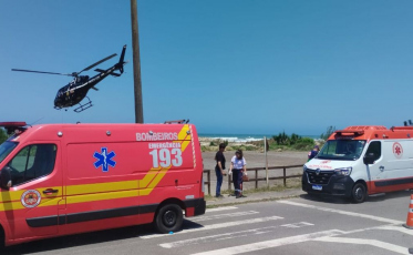 Acidente em Laguna deixa mulher morta e motorista gravemente ferido