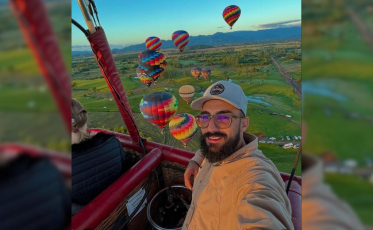 Família busca por piloto de balão desaparecido em Praia Grande