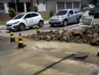 Região Central de Criciúma sem água durante a tarde (VÍDEO)