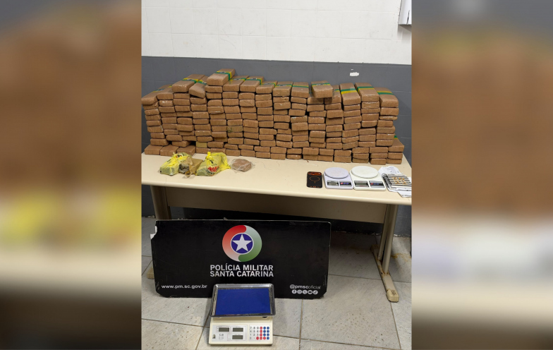 Homem é preso com maconha armazenada para o verão em Balneário Rincão