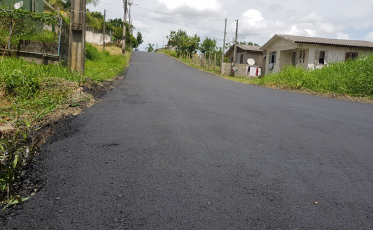 Administração Municipal conclui pavimentação no bairro Santo Antônio