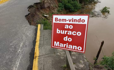 Seis meses depois, buraco segue sem solução em Araranguá