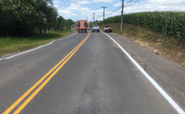 Rodovia Vante Rovaris ganha reforço na sinalização