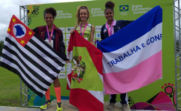 Atleta de Criciúma é campeã dos Jogos Escolares da Juventude
