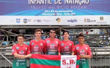 Nadadores de Criciúma participam de torneio em Porto Alegre