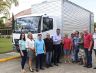 Novo caminhão para a coleta seletiva de Forquilhinha