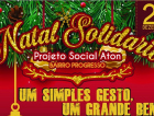 Projeto Aton realiza Natal Solidário na Praça CEU neste sábado