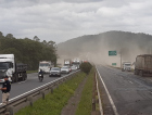 BR-101 com oito quilômetros de fila em Maracajá (VÍDEO)