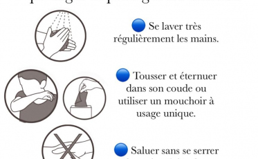 Francês e inglês para orientar haitianos sobre coronavírus